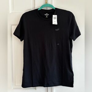 NWT- Hollister Men's Jet Black Tee